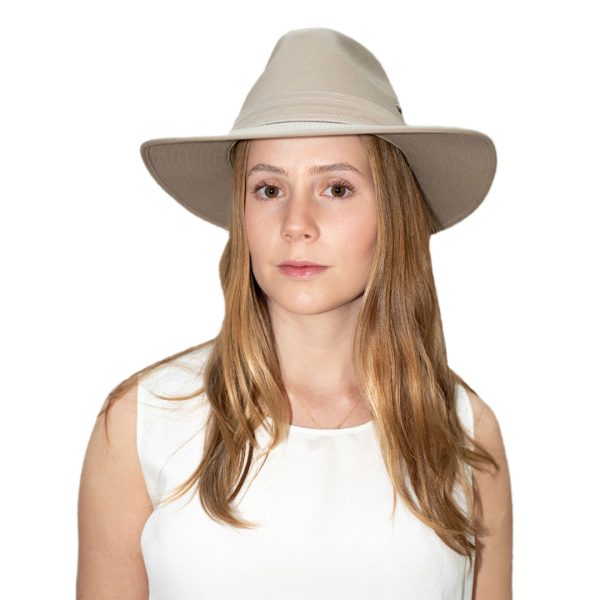 Sombrero Australiano Gabardina Khaki - Para Mujer - Tardan